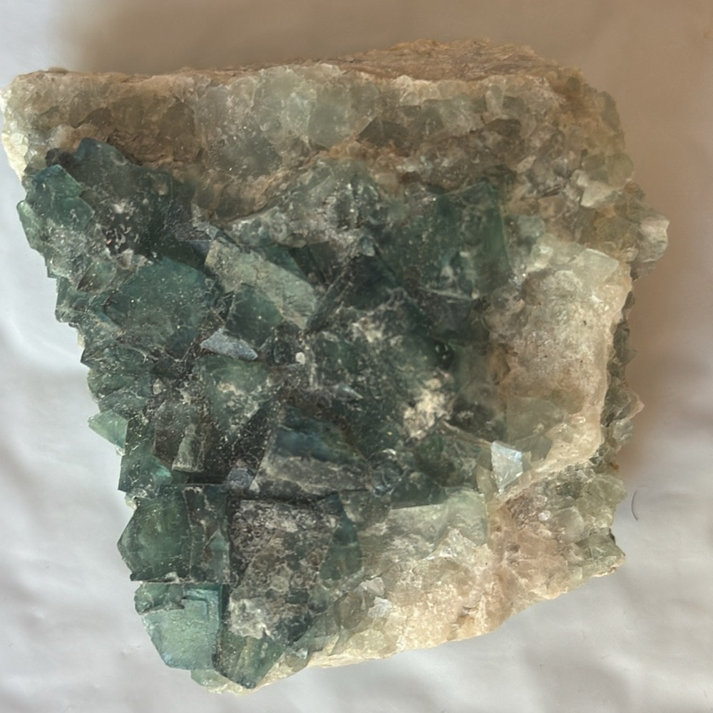 Beautiful large blue-green fluorite